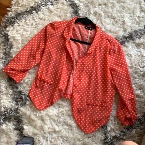 Polkadot blazer